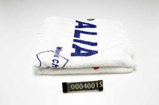1998 World Championships towel used by Petria Thomas