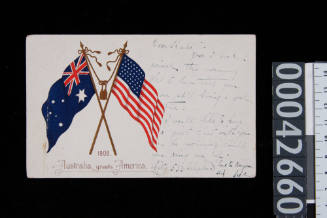 1908, Australia greets America
