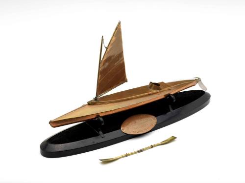 Model of Oskar Speck's folding kayak SUNNSCHIEN