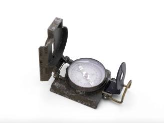 Hand held compass used by Oskar Speck