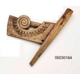 Carved sternpiece (maddi) from the NARA TENA