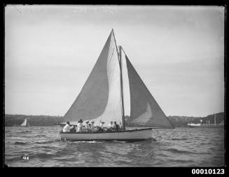 Sailing vessel on the Harbour, inscribed 126