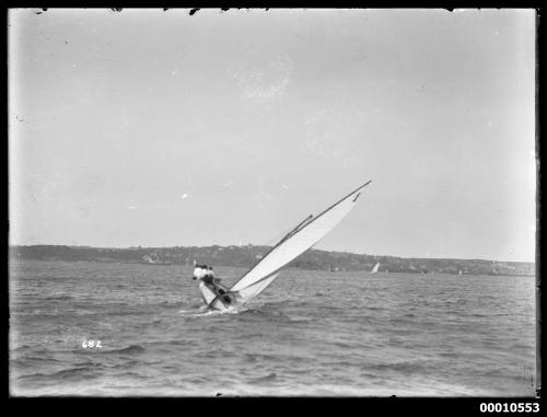 Heeling over on Sydney Harbour