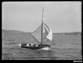 Cadet dingy sailing on Sydney Harbour