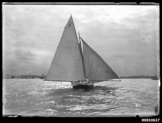 21-foot restricted class yacht C9 on Sydney Harbour