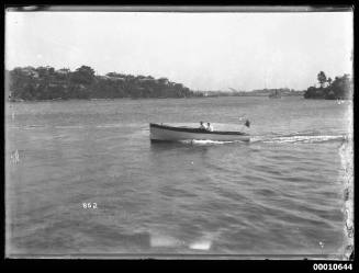 Speedboat on Sydney Harbour