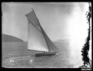 Yacht RAWHITI, possibly during the Pittwater Regatta