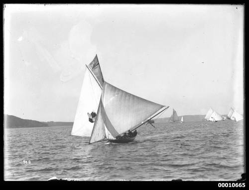 18-footer ACME racing on Sydney Harbour