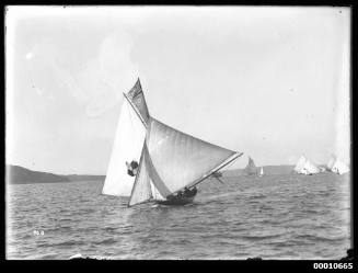 18-footer ACME racing on Sydney Harbour