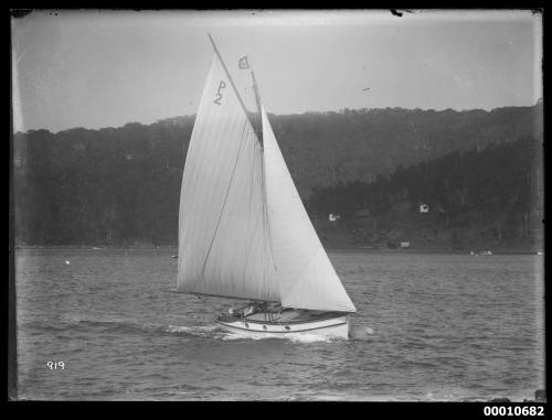 Prince-class yacht SCARAB (P2) on Pittwater, INSC 919