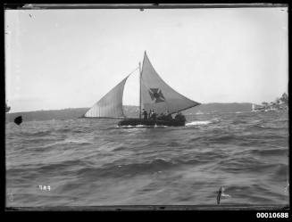 18-footer MISSISSIPPI on Sydney Harbour