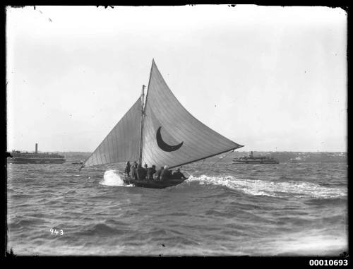 18-footer racing on Sydney Harbour