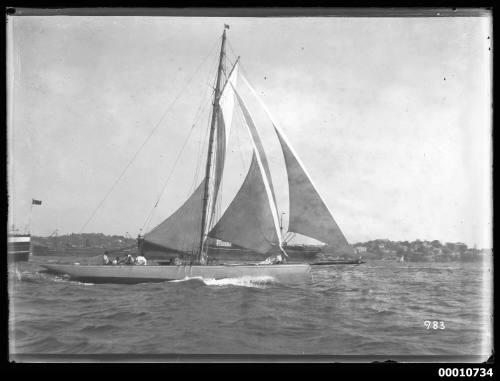 BONA sailing on Sydney Harbour