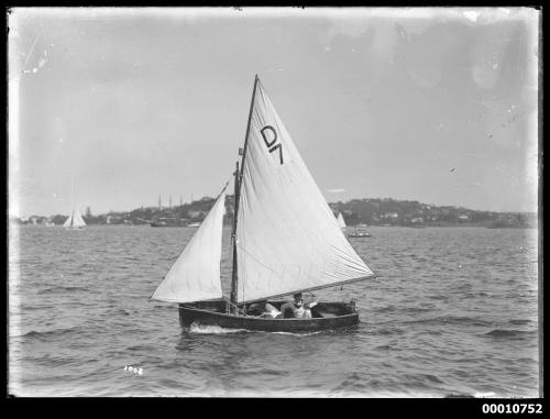 Cadet dingy on Sydney Harbour