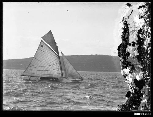 Sailing vessel SUNBEAM on Sydney Harbour, inscribed 1978