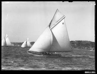 Sailing vessel SUNBEAM on Sydney Harbour, inscribed 1981