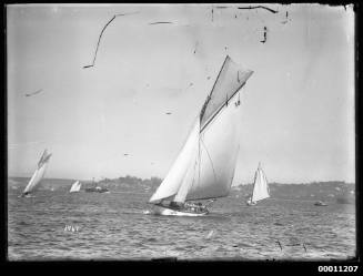 Yacht BONA on Sydney Harbour, INSC 1987