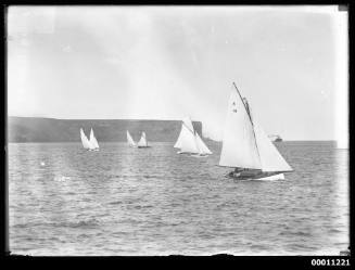 SASC yacht JUNE BIRD at Sydney Heads, inscribed2033