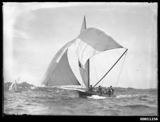 Unidentified 18-footer on Sydney Harbour, INSC 2105