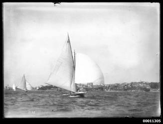 21-foot Restricted Class yacht WATTLE on Sydney Harbour, INSC 2162