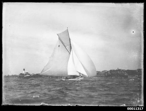 Yacht RAWHITI on Sydney Harbour