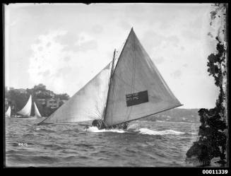 BRITANNIA racing on Sydney Harbour