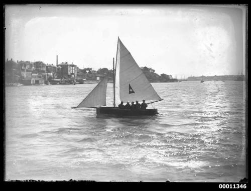 16-foot skiff on Sydney Harbour