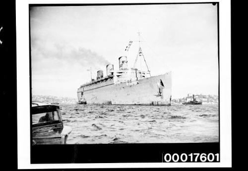 RMS QUEEN MARY as troopship