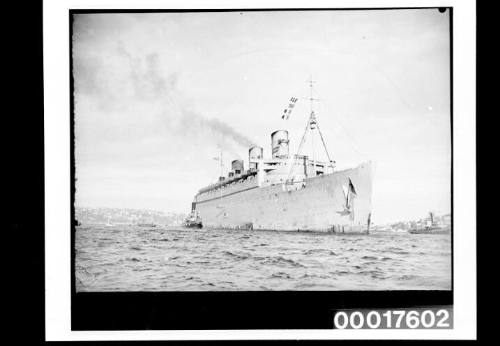 RMS QUEEN MARY as troopship