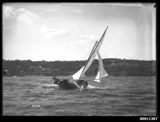 16-foot skiff on Middle Harbour, INSC 2252