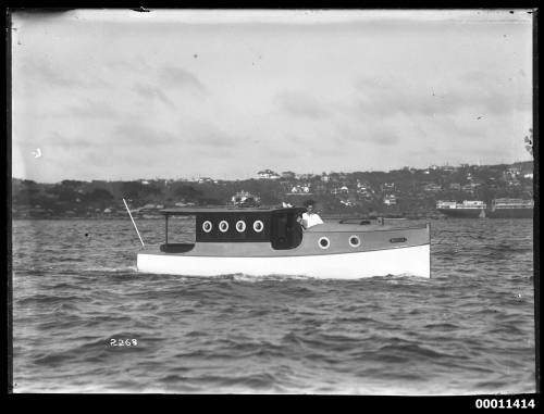 Motor launch MAVIS on Sydney Harbour