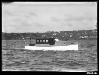Motor launch MAVIS on Sydney Harbour
