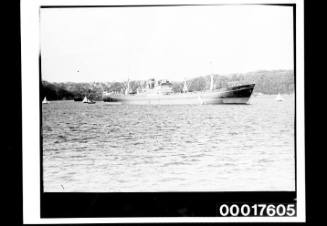 HERMION anchored in Sydney Harbour