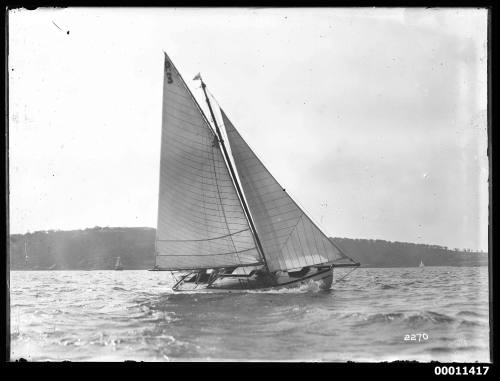 Prince Alfred class yacht RIAWENA (P3) on Sydney Harbour, INSC 2270