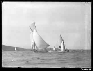 Yacht RAWHITI and other vessels on Sydney Harbour