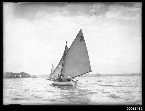 Yacht displaying the text 'A29' on the mainsail, Sydney Harbour