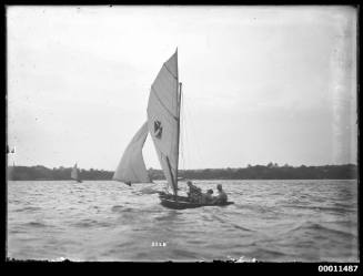 Small skiff on Sydney Harbour