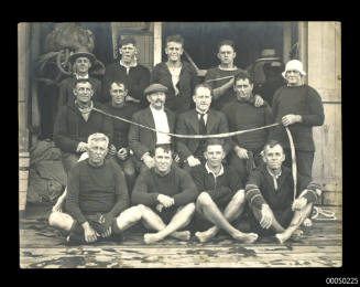 Crew of the 18 footer skiff CHRIS WEBB