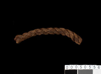 Piece of rope excavated from the wreck of the BATAVIA