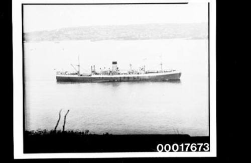 CITY OF CALCUTTA underway on Sydney Harbour