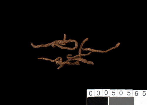 Rope fragments from the wreck of the VERGULDE DRAECK