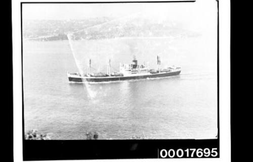 Unidentified vessel underway on Sydney Harbour