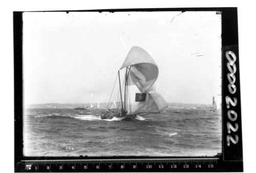 18-footer sailing on Sydney Harbour