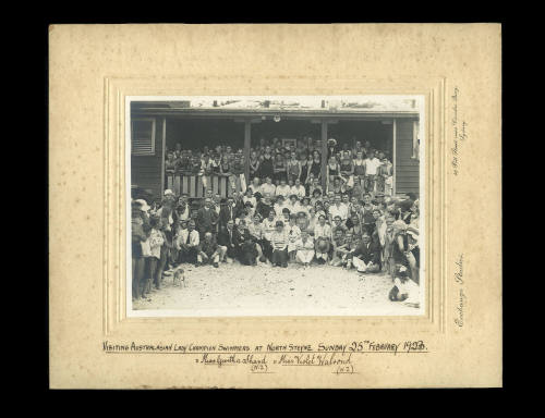 Visiting Australasian Lady Champion Swimmers at North Steyne Sunday 25th February 1923