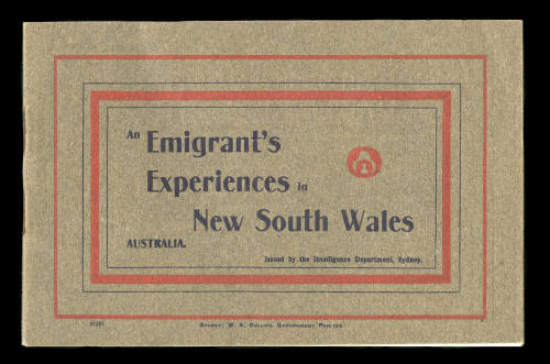 An Emigrant's Experiences in New South Wales, Australia