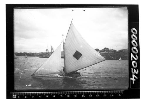 10-footer MYRA sailing on Sydney Harbour