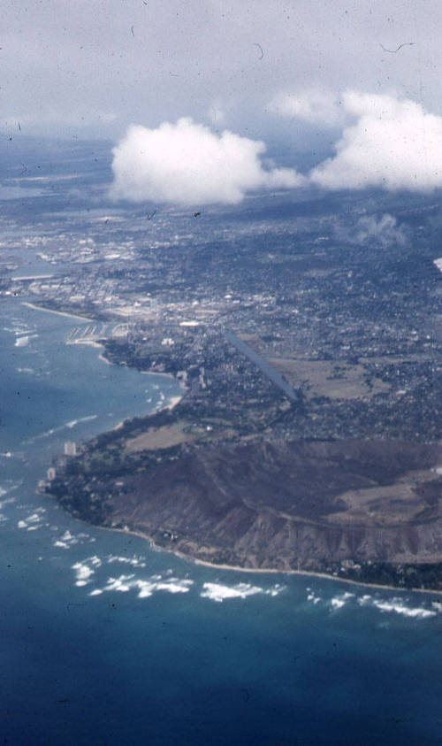 Aerial view of Honolulu