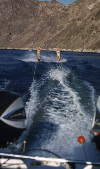 Water skiing at Lake Mead