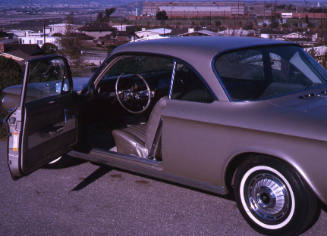 John Konrads' Chevy with the door open