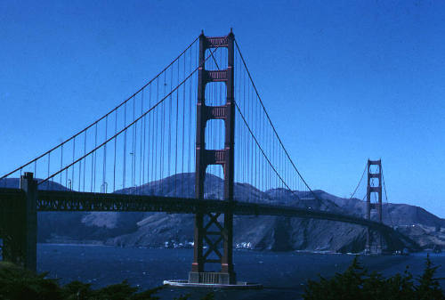 San Francisco's Golden Gate bridge